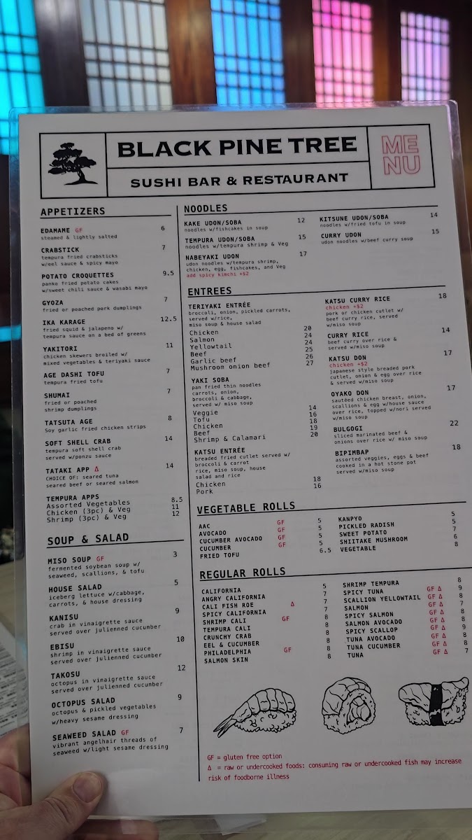 Menu Black Pine Tree Sushi Bar-4