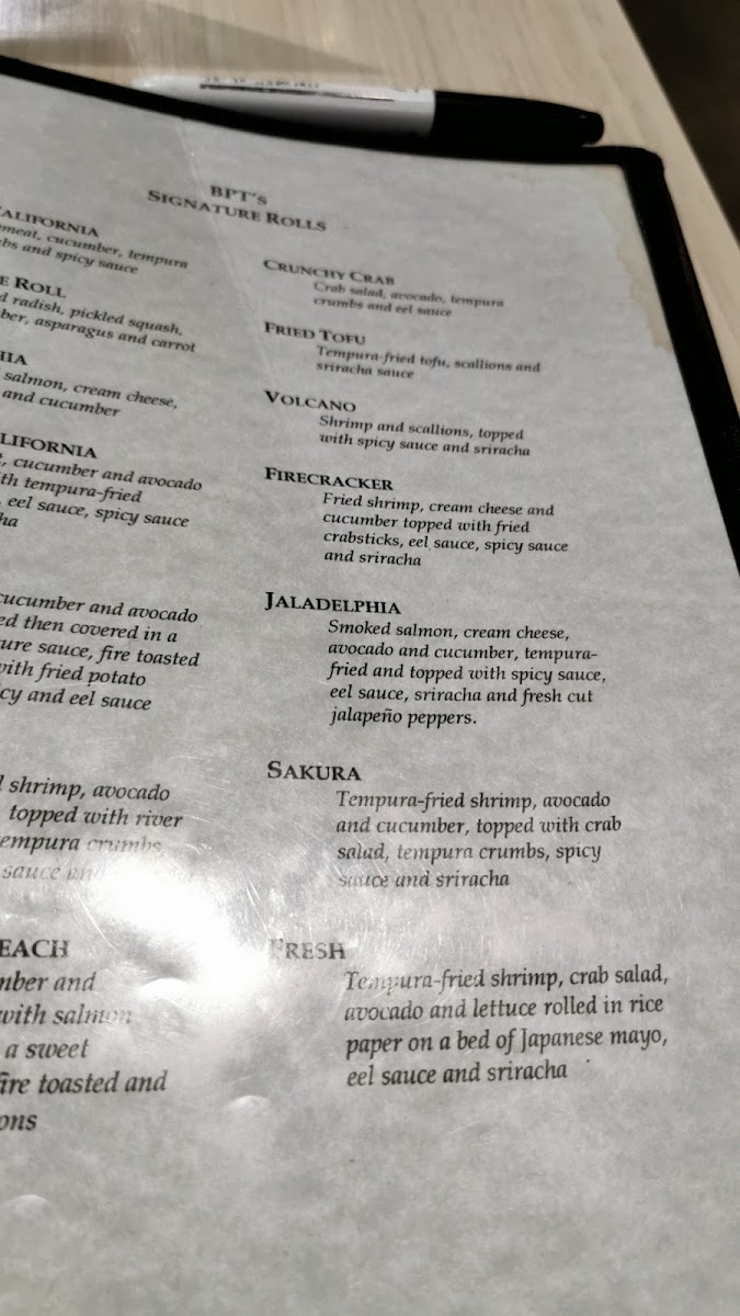 Menu Black Pine Tree Sushi Bar-6