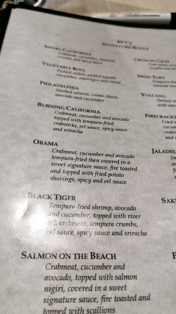 Menu Black Pine Tree Sushi Bar-7