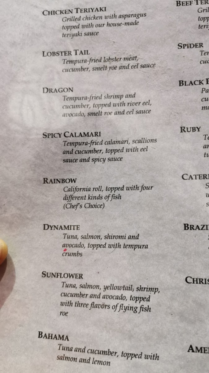 Menu Black Pine Tree Sushi Bar-9